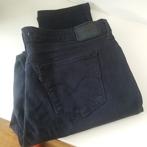 NWOT Levi's 711 Black Skinny Jeans Mid Rise 34 × 32 - Picture 3 of 14